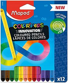 LAPICES DE COLORES MAPED COLOR PEPS INFINITY X 12 LARGOS (861600)