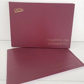 Libro de Registro de Pasajeros Tapa Flexible 2316