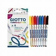 MARCADOR GIOTTO GLITTER X8