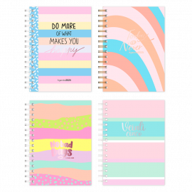 AGENDA ONIX ECO COLORIDA S/VISTA C/ESP. 16 X 22 CM (AG25F014)